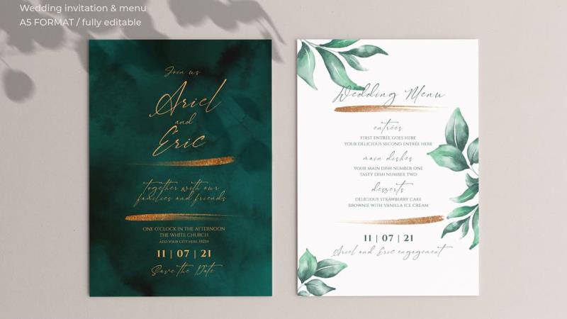 Free Printable Wedding And Commitment Ceremony Invitations